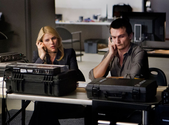 Claire Danes, Rupert Friend, Homeland Claire Danes, Rupert Friend, Homeland